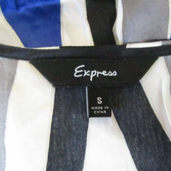 EXPRESS Striped Multicolor Cocktail Dress Size S - Picture 6 of 9